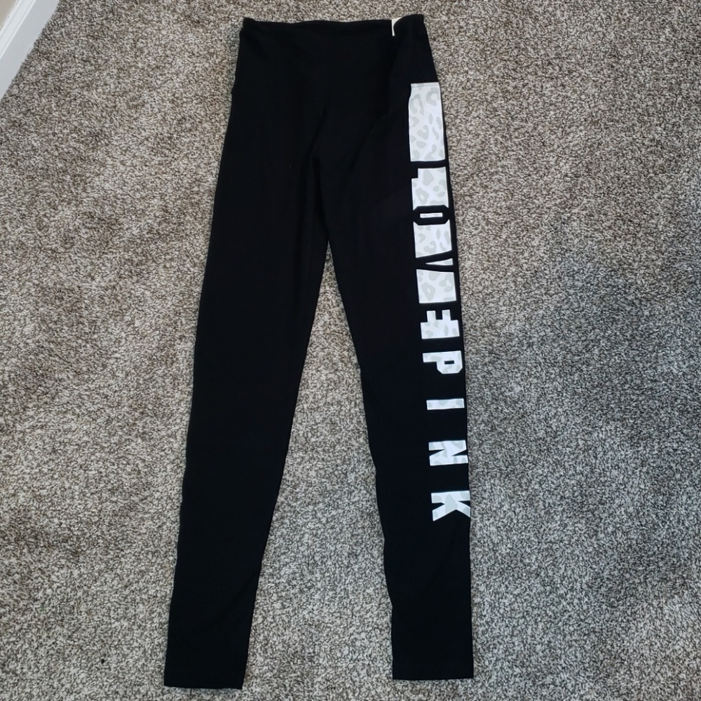 VICTORIA'S SECRET LOVE PINK LEGGINGS BNWT